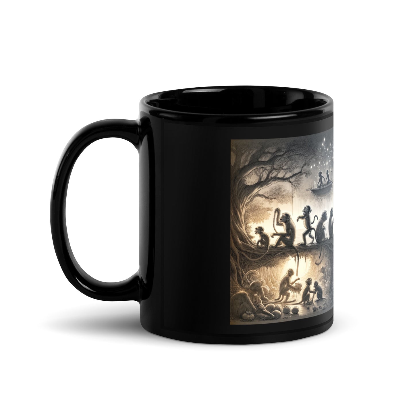 Black Glossy Mug