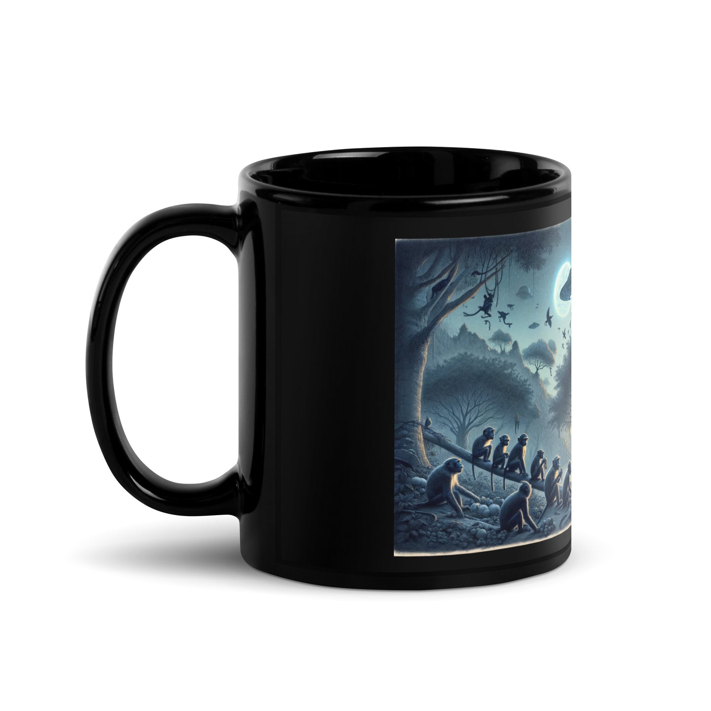 Black Glossy Mug