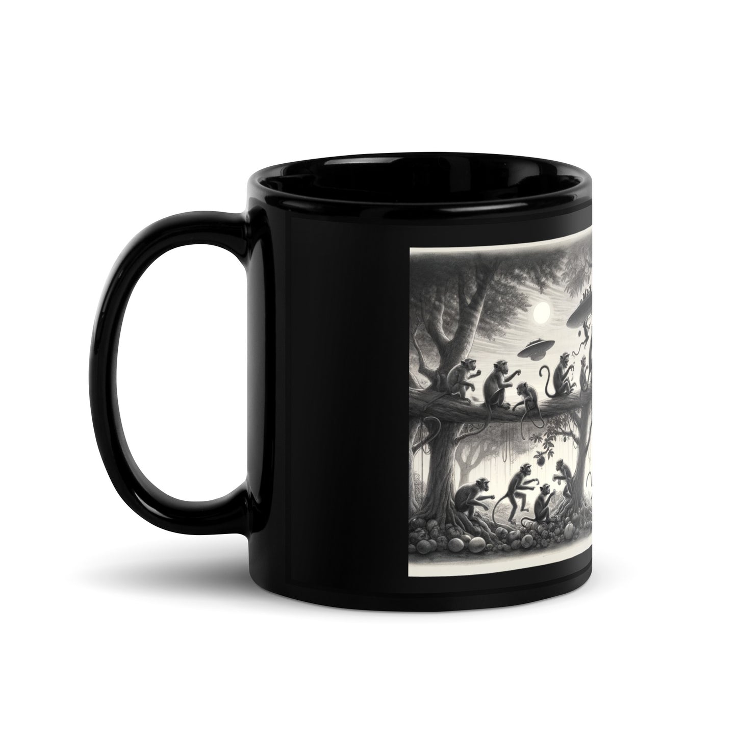 Black Glossy Mug