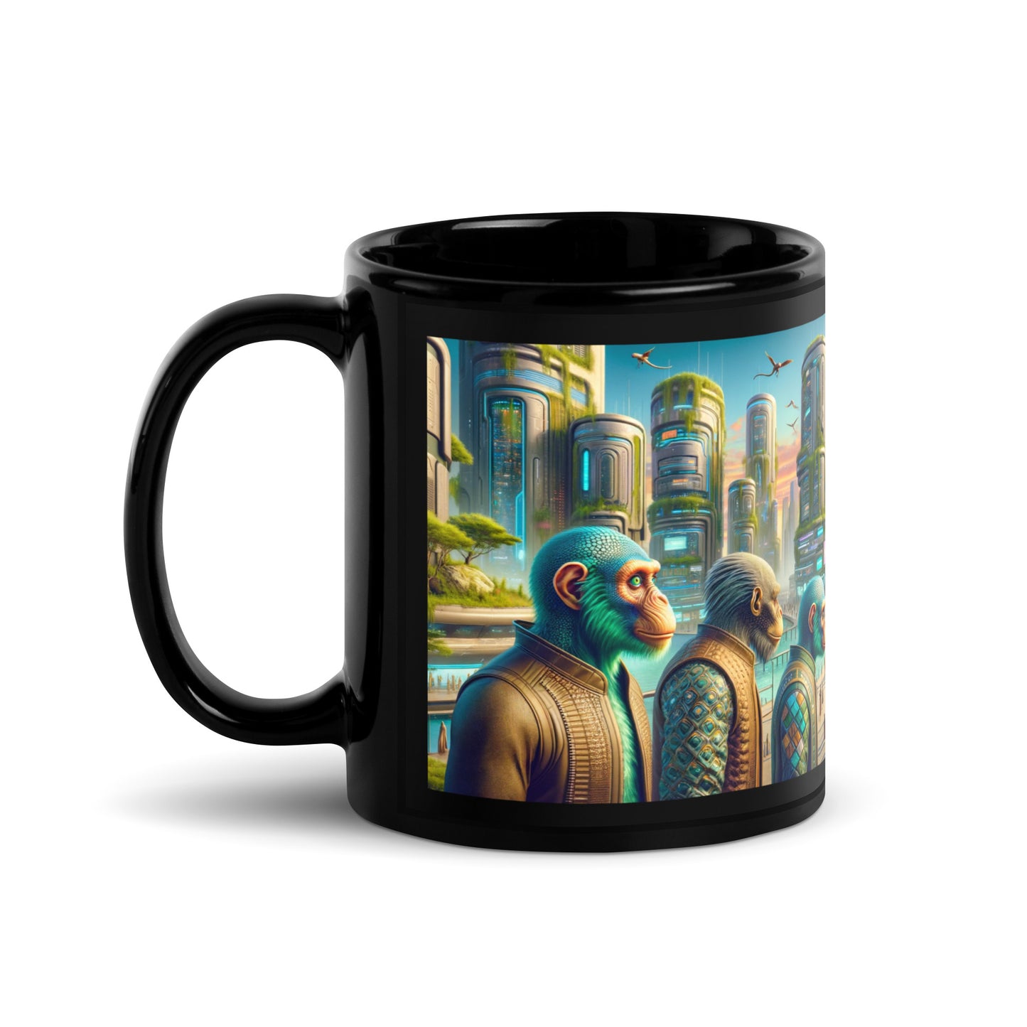 Black Glossy Mug