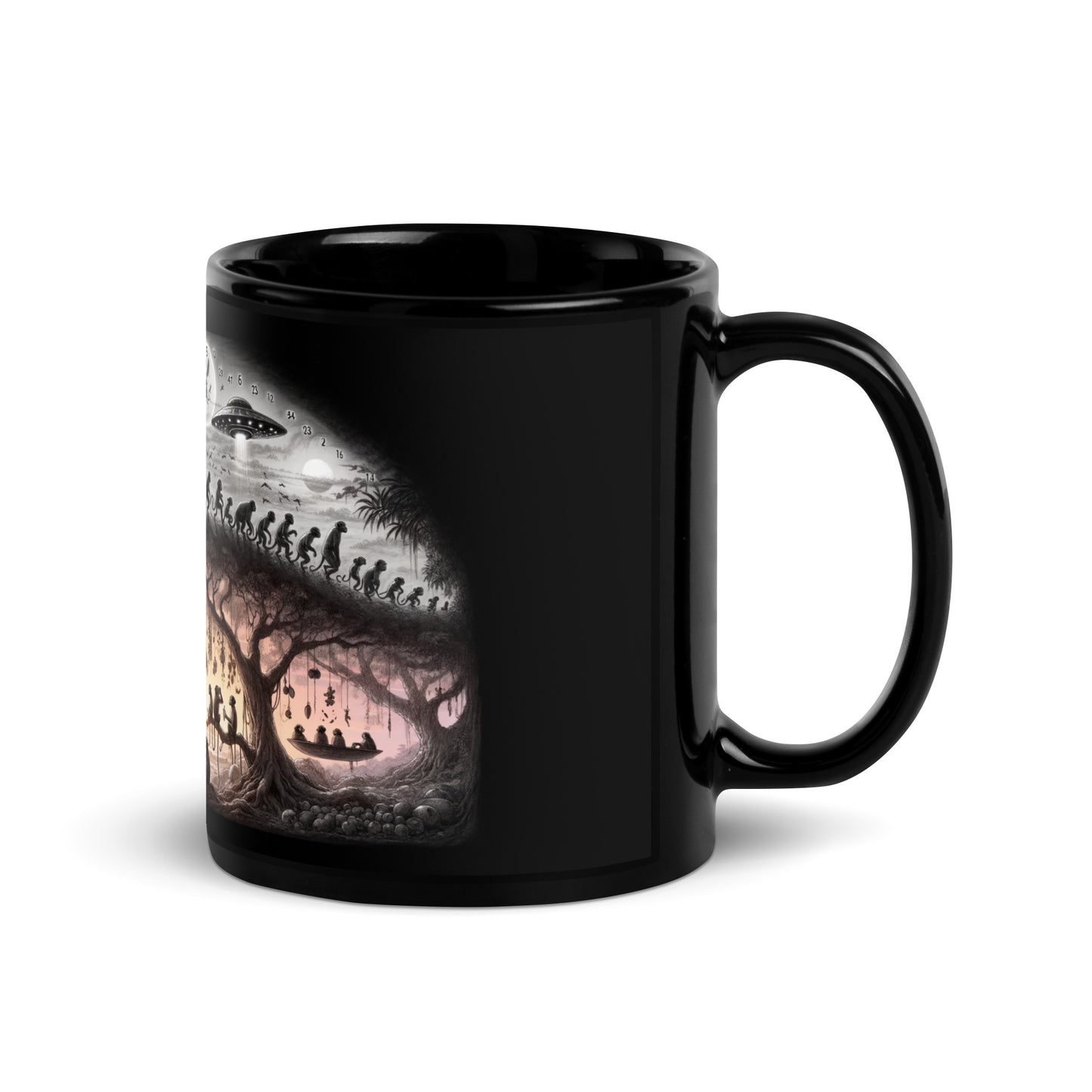 Black Glossy Mug