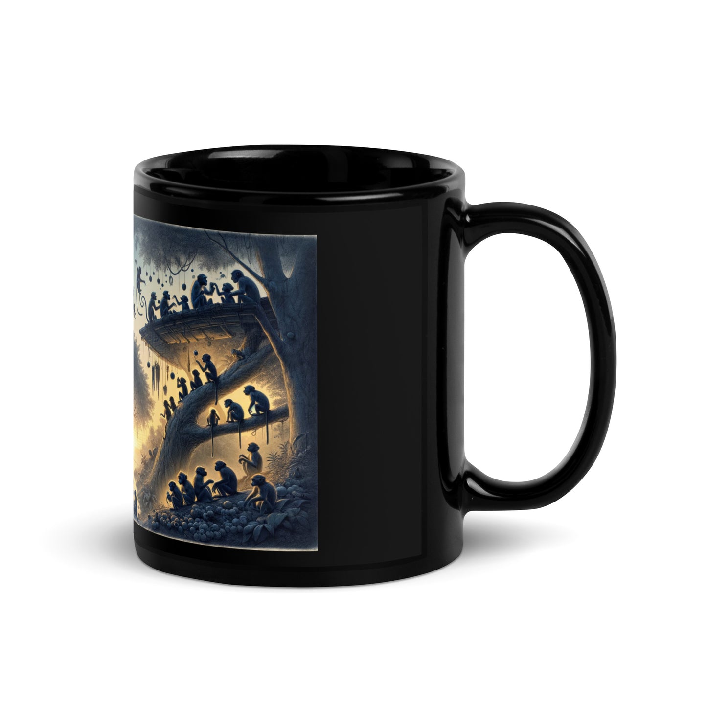 Black Glossy Mug