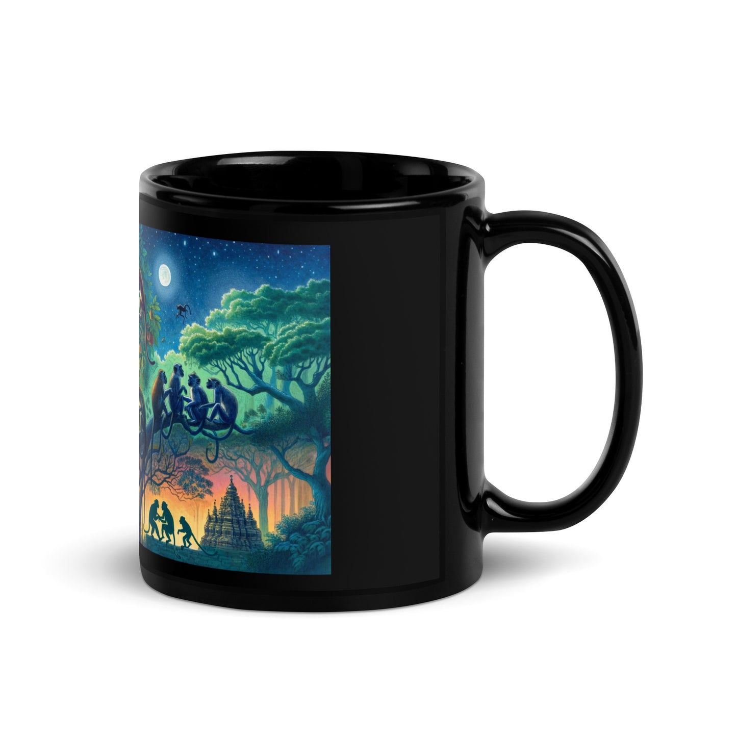 Black Glossy Mug