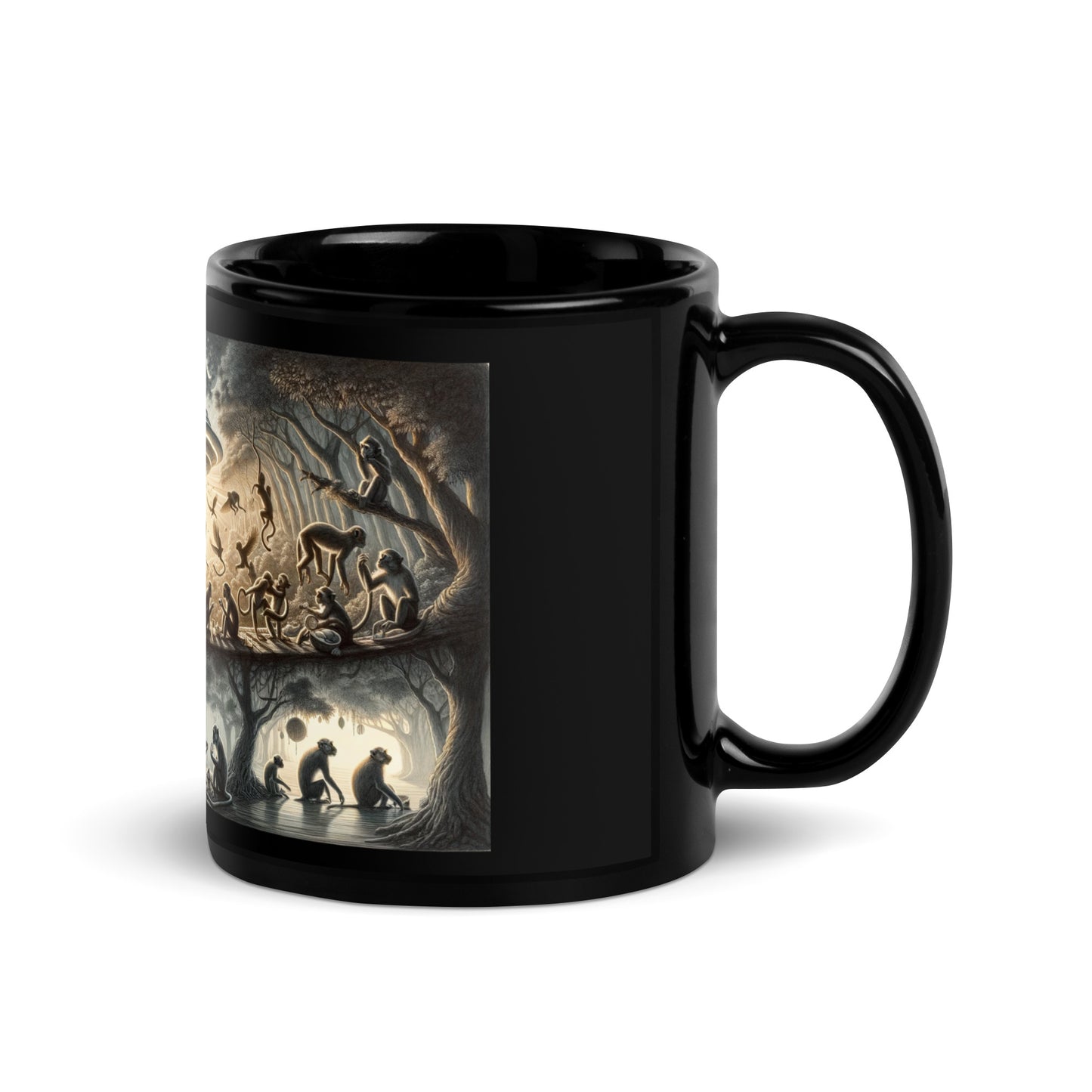 Black Glossy Mug