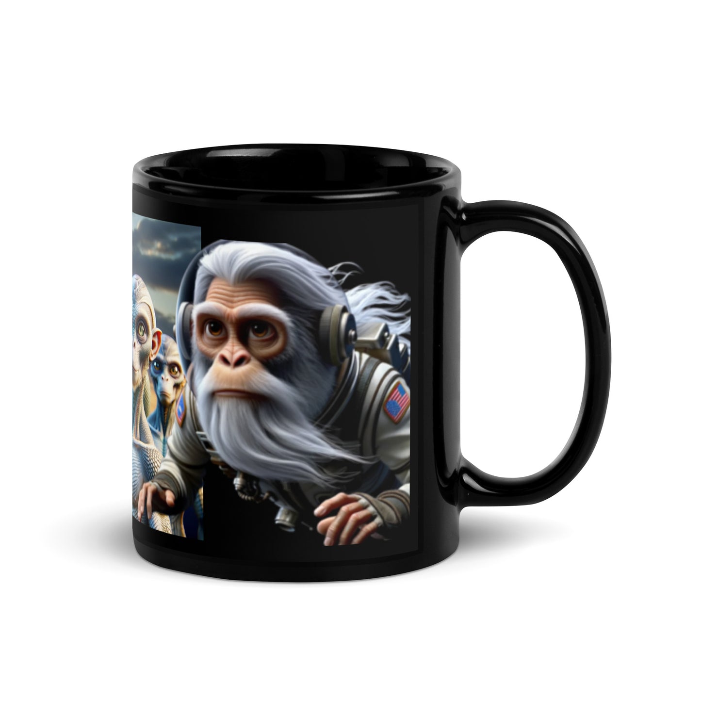 Black Glossy Mug