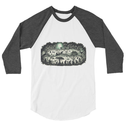 3/4 sleeve raglan shirt